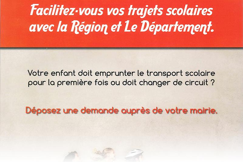 Inscription au transport scolaire