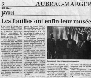 Article Midi Libre 1998