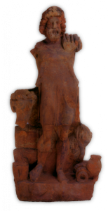Statue de Sylvain-Sucellus en pied