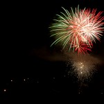 Feu d'artifice le 15 août à Javols.