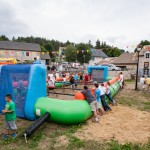 Baby-foot humain le 15 août à Javols.