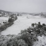Premières neiges à Javols